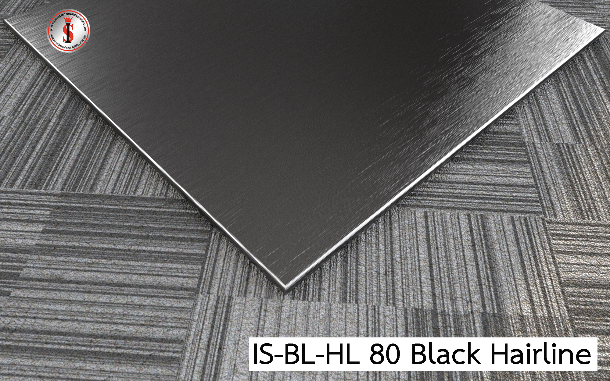 IS-BL-HL 80 Black Hairline