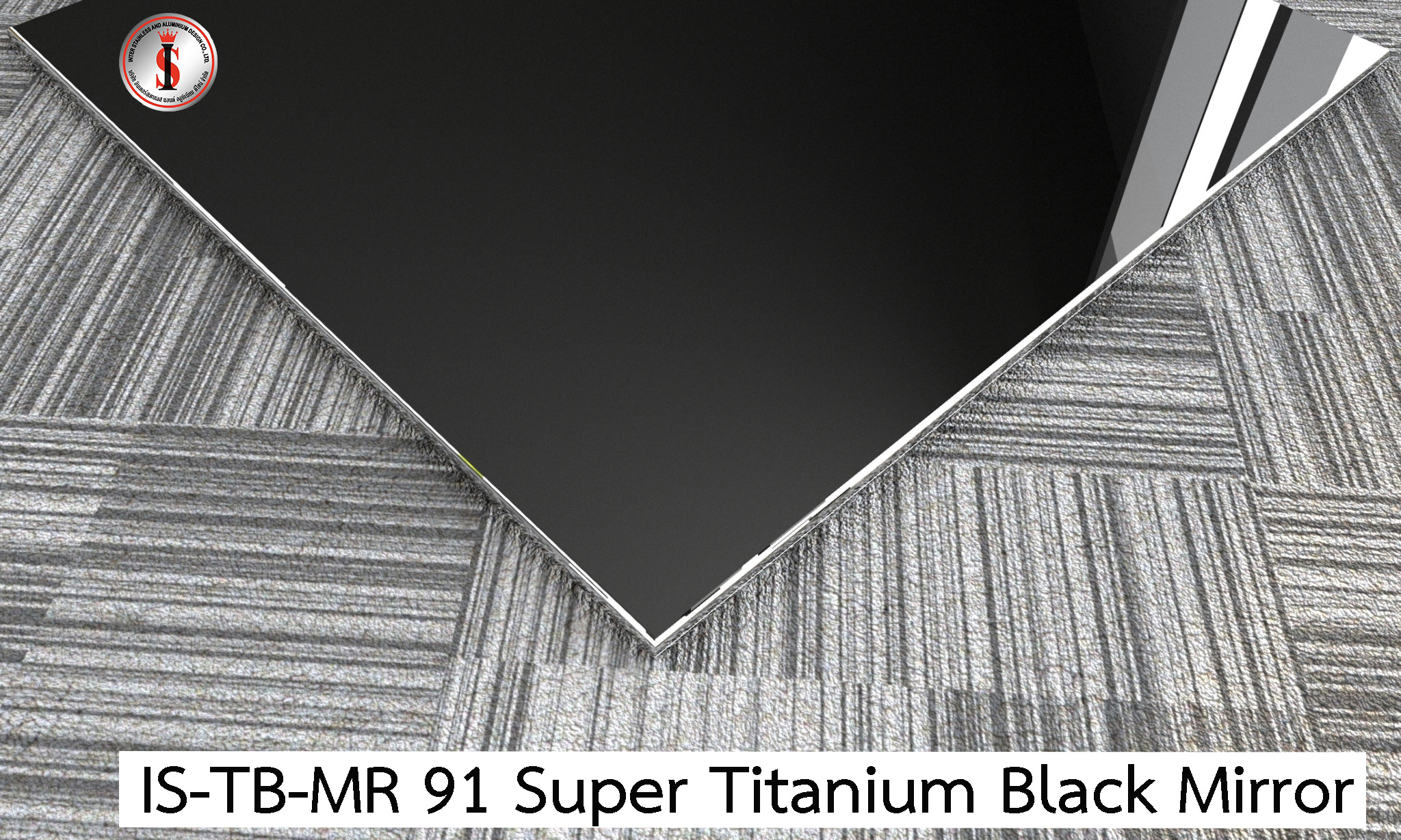 IS-TB-MR 91 Super Titanium Black Mirror