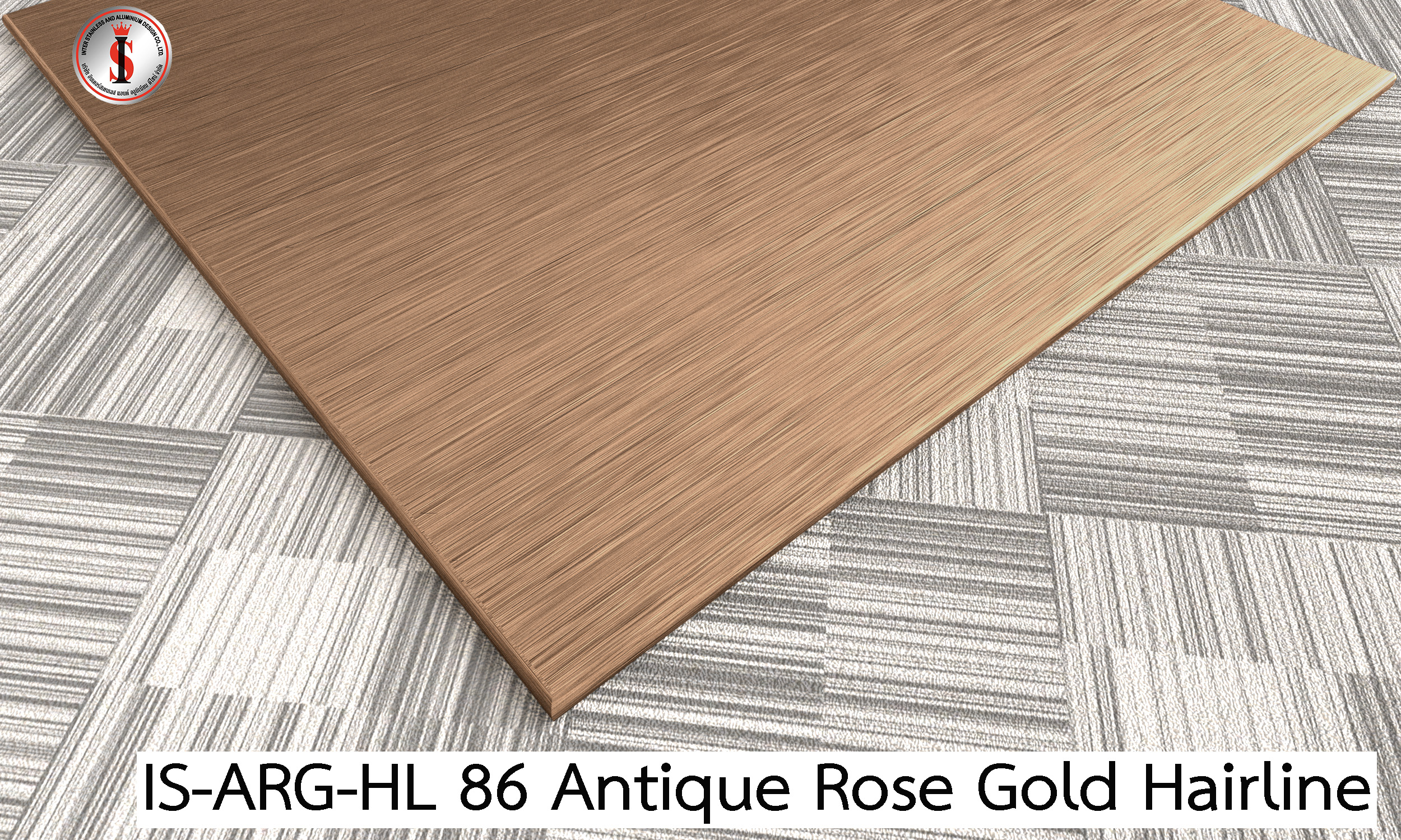 IS-ARG-HL 86 Antique Rose Gold Hairline