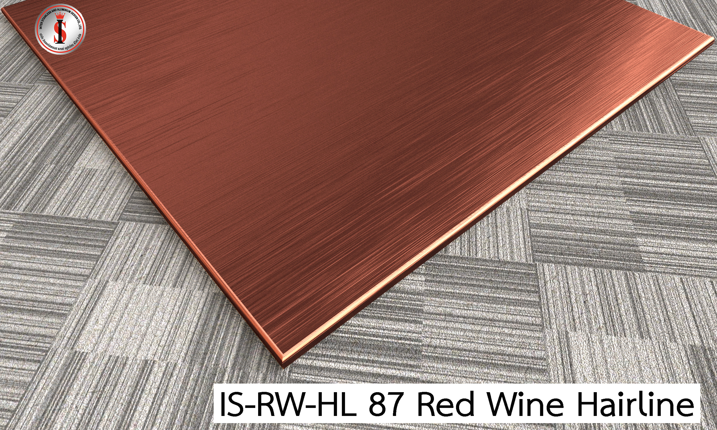 IS-RW-HL 87 Red Wine Hairline