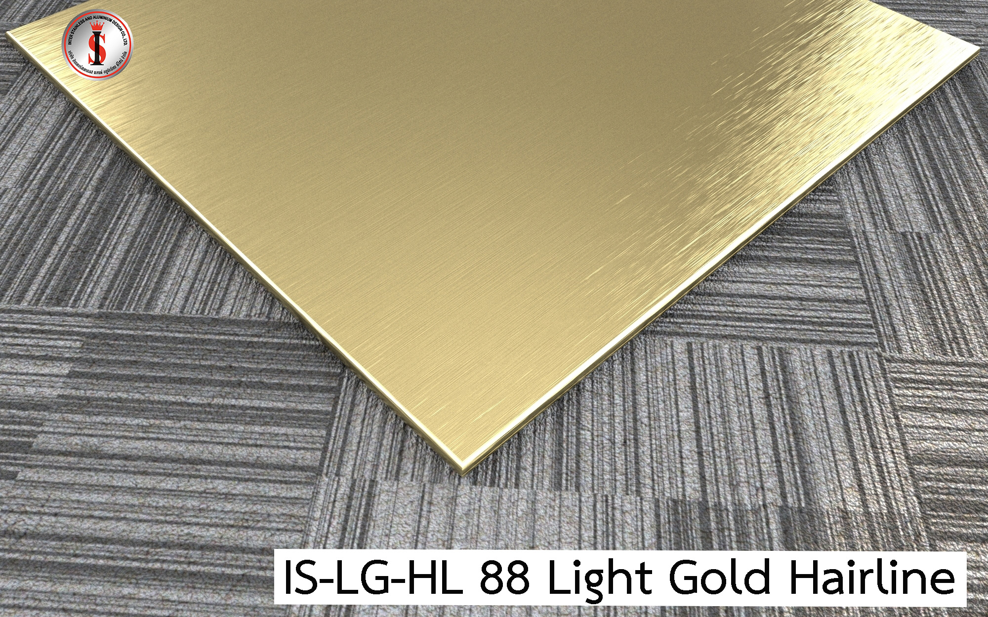 IS-LG-HL 88 Light Gold Hairline